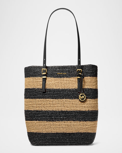 Michael Kors Women's Black & BeigeTownsend Striped  Tote Bags | Michael Kors in Lebanon