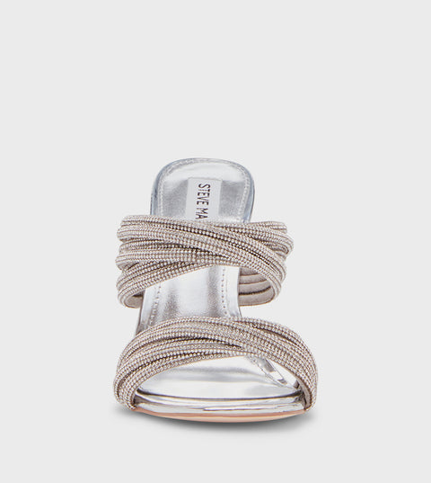 Steve Madden Women's Silver Novel Sandals | Steve Madden In Lebanon