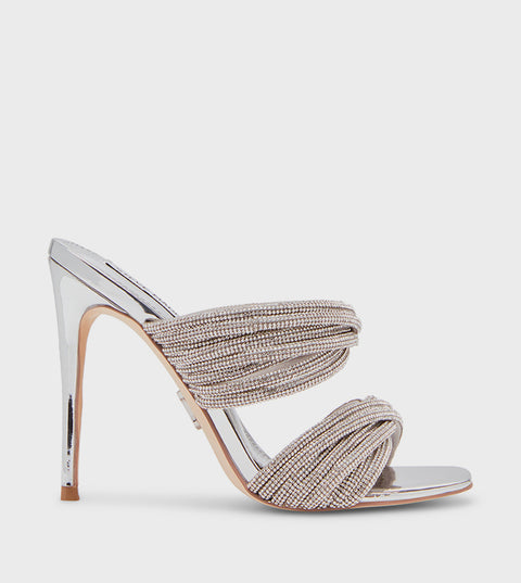 Steve Madden Women's Silver Novel Sandals | Steve Madden In Lebanon