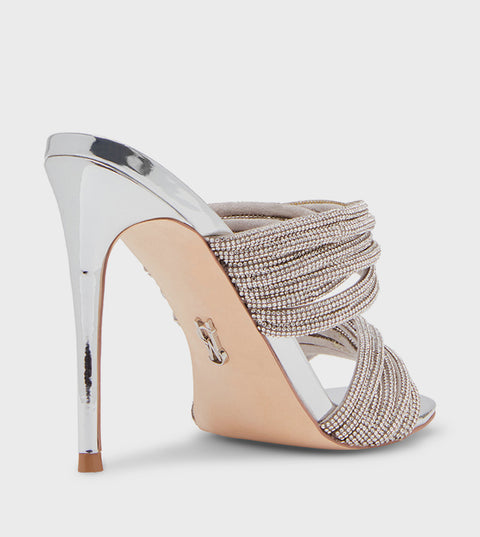 Steve Madden Women's Silver Novel Sandals | Steve Madden In Lebanon