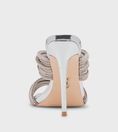 Steve Madden Women's Silver Novel Sandals | Steve Madden In Lebanon