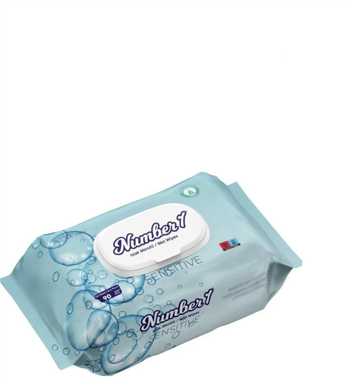 Number 1 Sensitive Wet Wipes 90 Pcs | Number 1In Lebanon