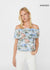 Mango Women's Multicolor Flowered Off-Shoulder Top | Mango in Lebanon