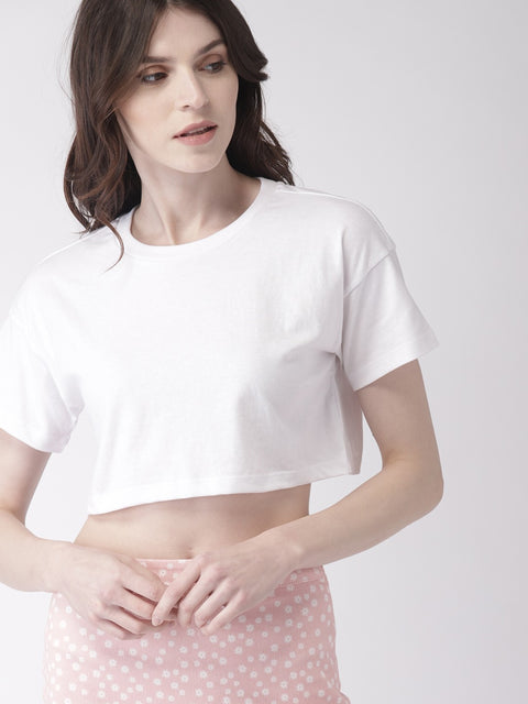 Forever 21 Women's White Solid Short Sleeve Loose Blouse | Forever 21 In Lebanon