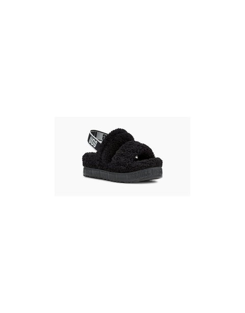 Ugg Women's Black W Oh Fluffita Sandal |Ugg In Lebanon