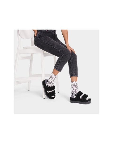 Ugg Women's Black W Oh Fluffita Sandal |Ugg In Lebanon
