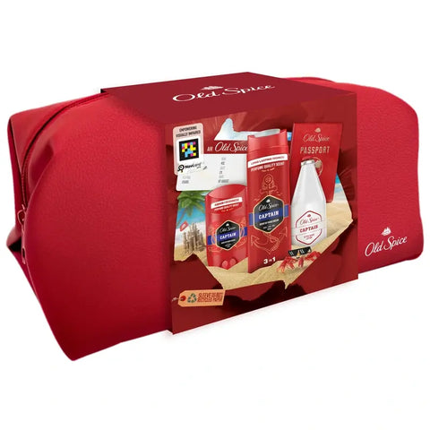 Old Spice Captain Traveller Gift Set with Shower Gel | Old Spice  In Lebanon