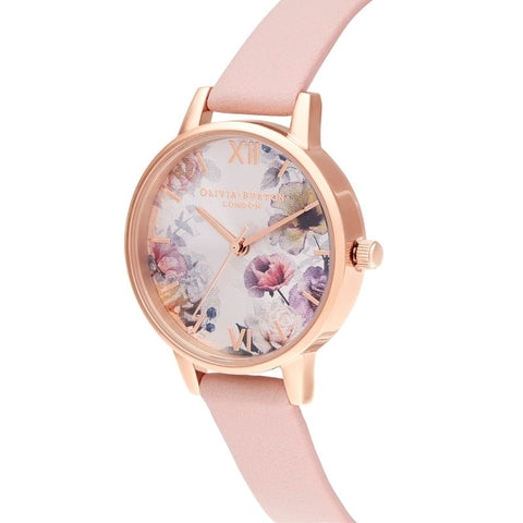 Olivia Burton Women's Midi Dusty Pink - Blush Sunray and Rose Gold Watch| Olivia Burton in Lebanon