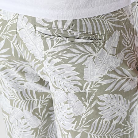 Only & Sons Men's Khaki Green Floral Cam Leaf Chino Short |Only & Sons in Lebanon