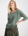 Only Women's Mint Green  Sweatshirt 10322335 FE348