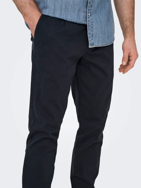 Only & Sons Men's Black Chino Pant | Only & Sons In Lebanon