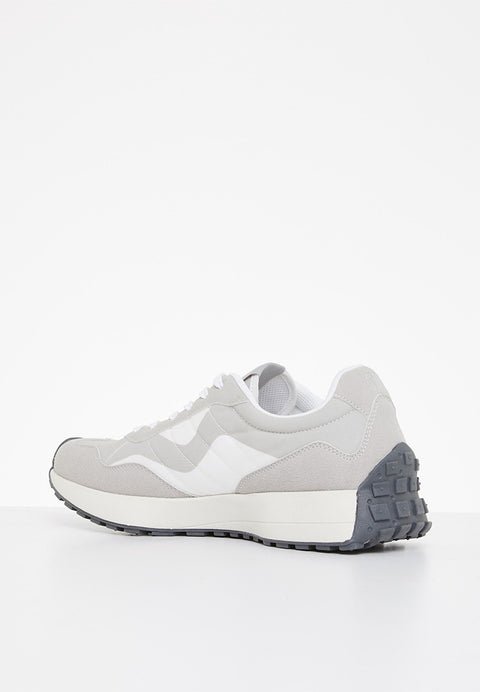 Steve Madden Men's Gray Suede Bassy Sneakers |Steve Madden In Lebanon