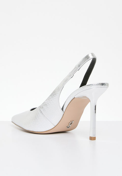 Steve Madden Women's Silver Synthetic Soiree Heels |Steve Madden In Lebanon