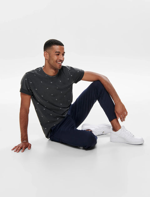Only & Sons Men's Navy Onsmark Slim Pant | Only & Sons In Lebanon