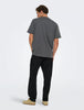 Only & Sons Men's Dark Grey Onsfred Life Crew Neck T-Shirt | Only & Sons In Lebanon