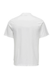 Only & Sons Men's White Onsotis Reg Mock Neck T-Shirt | Only & Sons In Lebanon