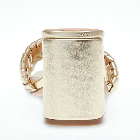 Steve Madden Women's Gold Bankroll Heeled Sandal | Steve Madden In Lebanon