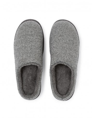 Celio Men's Gray Essential Knit Slip-On Slipper |Celio In Lebanon