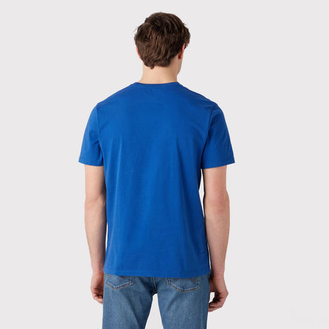 Wrangler Men's Blue One Pocket Tee True Short Sleeveless T-Shirt | Wrangler In Lebanon