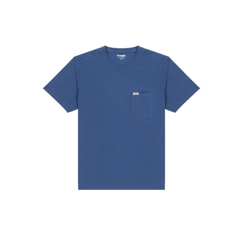 Wrangler Men's Blue One Pocket Tee True Short Sleeveless T-Shirt | Wrangler In Lebanon
