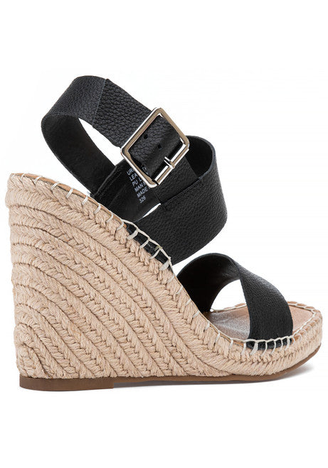 Steve Madden Women's Black Leather Uri Heel Sandals | Steve Madden in Lebanon