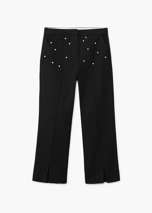 Mango Women's Black Wide Leg Pant |Mango In Lebanon