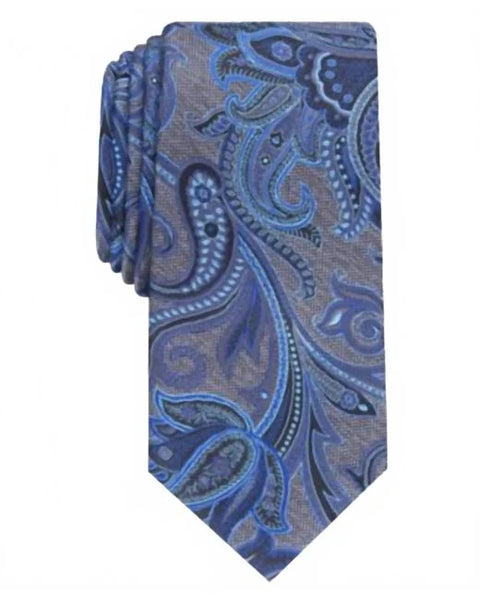 Perry Ellis Men's Blue  Multi Carver Paisley Tie | Perry Ellis In Lebanon