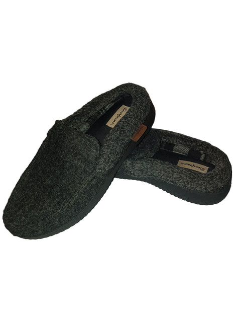 Dearfoams Men's Washed Black Memory Foam Panduf | Dearfoams In Lebanon