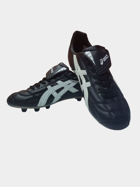Asics Men's Black & White Tigre Football Sneakers | Asics In Lebanon