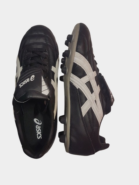 Asics Men's Black & White Tigre Football Sneakers | Asics In Lebanon