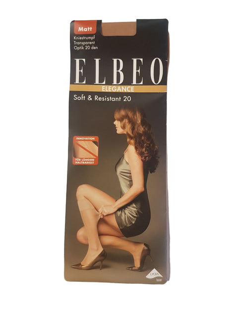 Elbeo Women's Light Brown 3300 Soft & Resistant 20 Long Socks | Elbeo In Lebanon