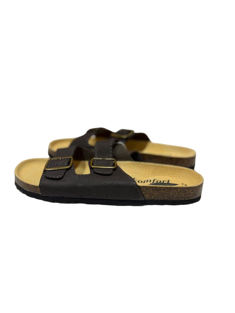 Herren Komfort Men's Dark Brown Slipper | Herren Komfort In Lebanon