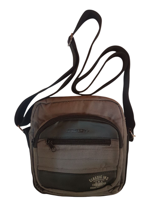 IN SIDE Men's Black & Gray Cross Body Bag | IN SIDE In Lebanon