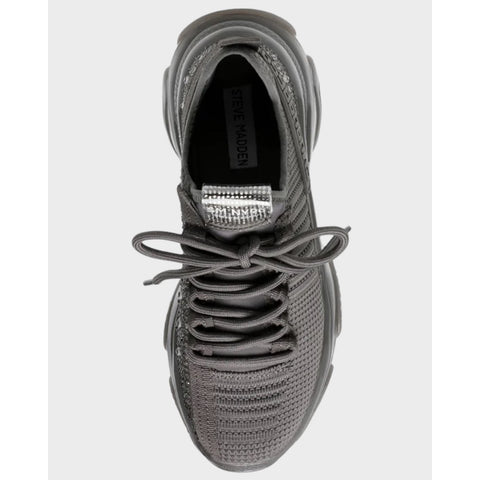 Steve Madden Women's Grey Maxilla-R Sneakers | Steve Madden In Lebanon