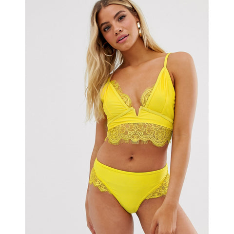 Playful Promises  Women's Yellow Bikini Bottom AMF302