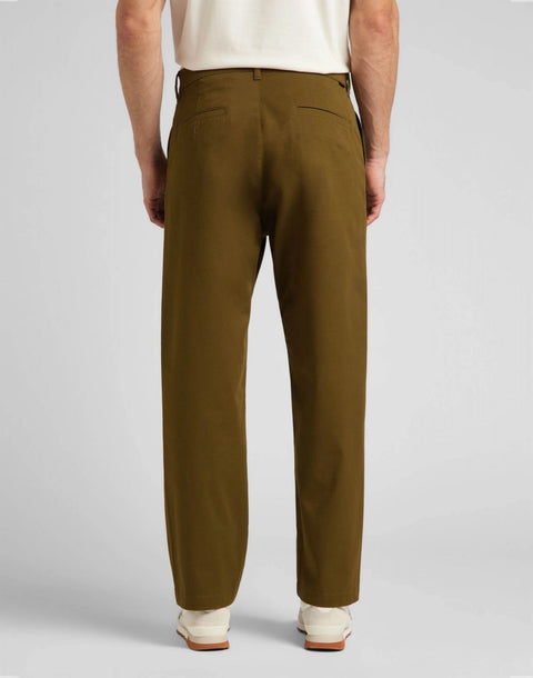 Lee Men's Khaki Green Loose Chino Jurassic Pant | Lee In Lebanon