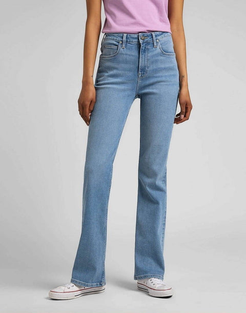 Lee Women's Blue Breese Boot Partly Cloudy Jeans | Lee In Lebanon