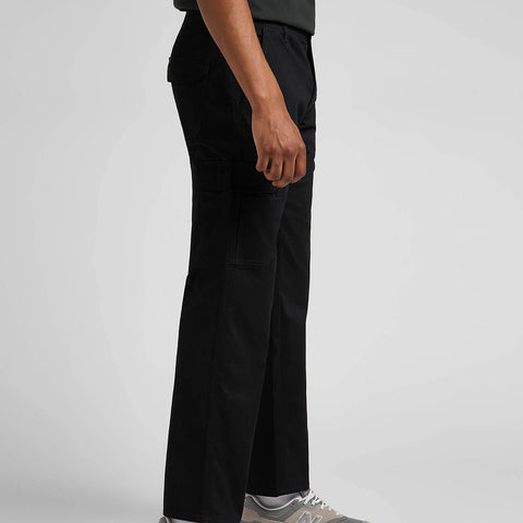 Lee Men's Union All Black Cargo Straight Fit Pant |Lee In Lebanon