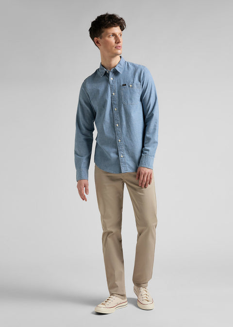 Lee Men's Blue Union Leesure Shirt | Lee In Lebanon