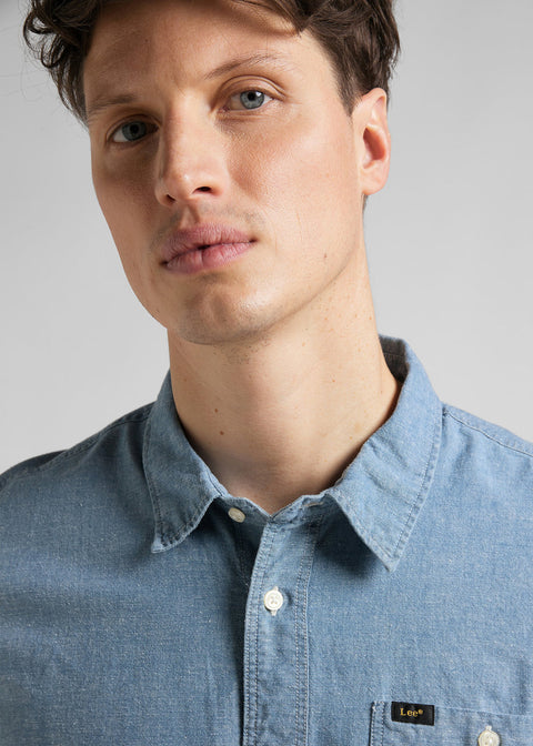 Lee Men's Blue Union Leesure Shirt | Lee In Lebanon