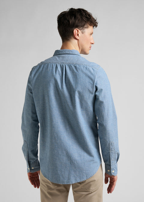 Lee Men's Blue Union Leesure Shirt | Lee In Lebanon