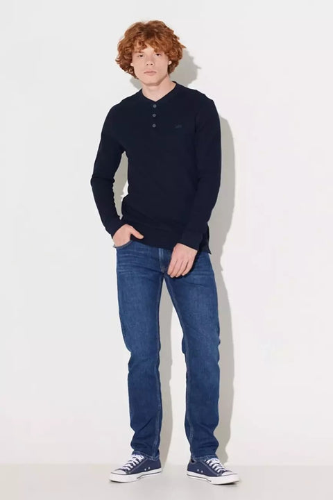 Lee Men's Navy Sky Captain Regular Fit Long Sleeve Blouse | Lee In Lebanon
