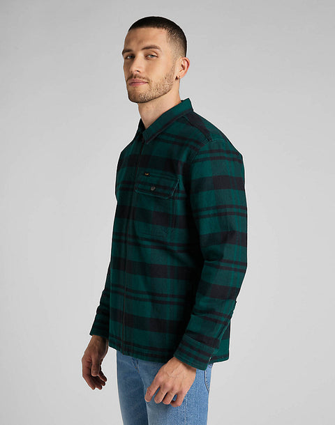 Lee Men's Black Zipped Overshirt | Lee In Lebanon