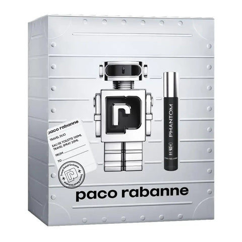 Paco Rabanne Men's Phantom Eau De Toilette Natural Spray 100ml + 20ml Travel Spray Gift | Paco Rabanne In Lebanon