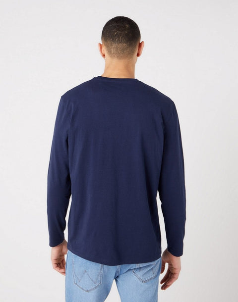 Wrangler Men's Navy Americana Long Sleeve Logo Blouse | Wrangler In Lebanon