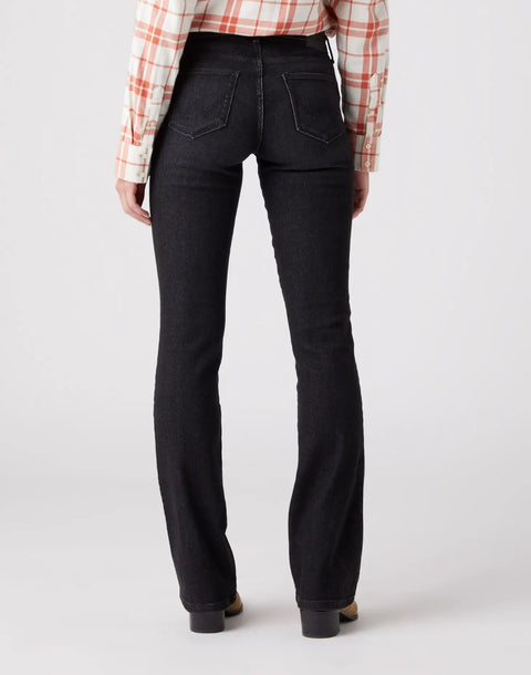 Wrangler Women's Black Bootcut Wicked Jeans | Wrangler In Lebanon