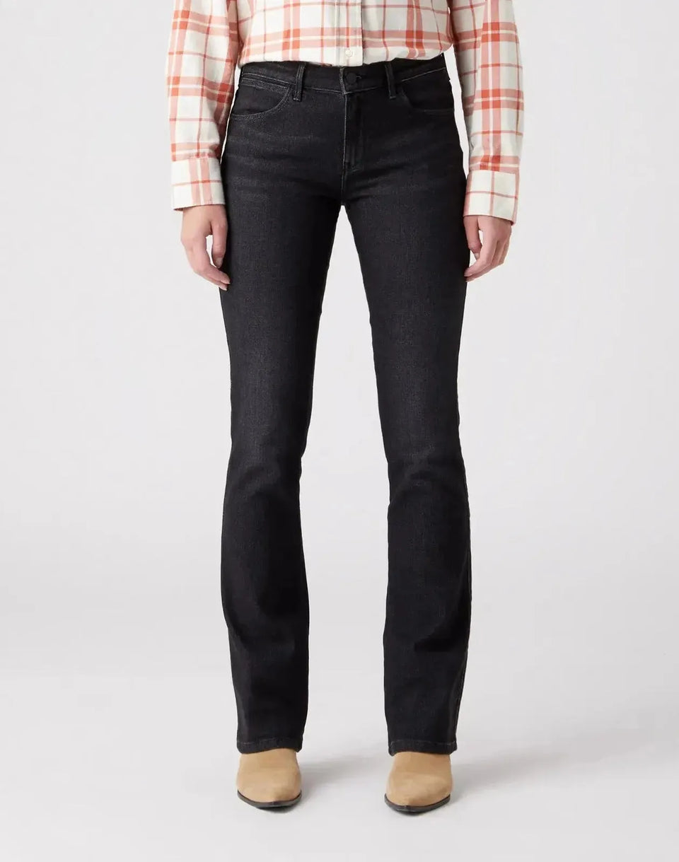 Wrangler Women's Black Bootcut Wicked Jeans | Wrangler In Lebanon