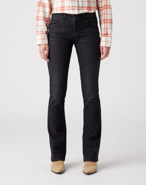 Wrangler Women's Black Bootcut Wicked Jeans | Wrangler In Lebanon