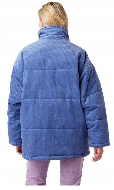 Wrangler Women's Fjord Blue Corduroy Puffer Jacket | Wrangler In Lebanon