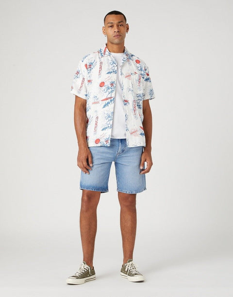 Wrangler Men's Blue Eightball Frontier Shorts  | Wrangler In Lebanon